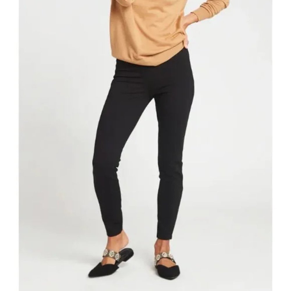 Betabrand Skinny-Leg High-Waist Dress Yoga Pants